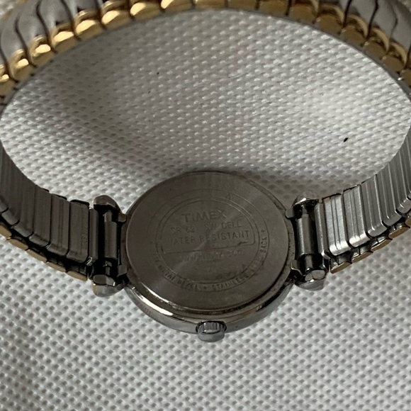 Women Watch Timex T21854 Pleasant Street Two-Tone Stainless Steel Expansion Band